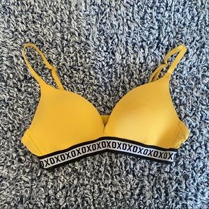 Yellow XOXO Bra